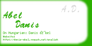 abel danis business card